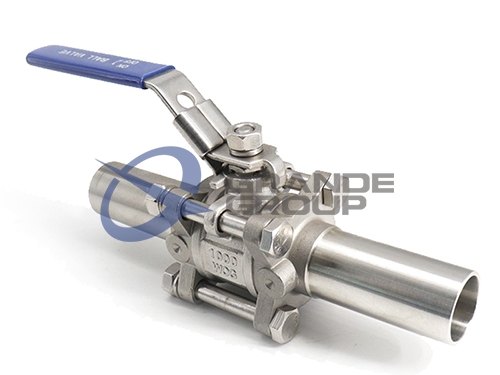 3PC Sanitary Butt Weld Ball Valve